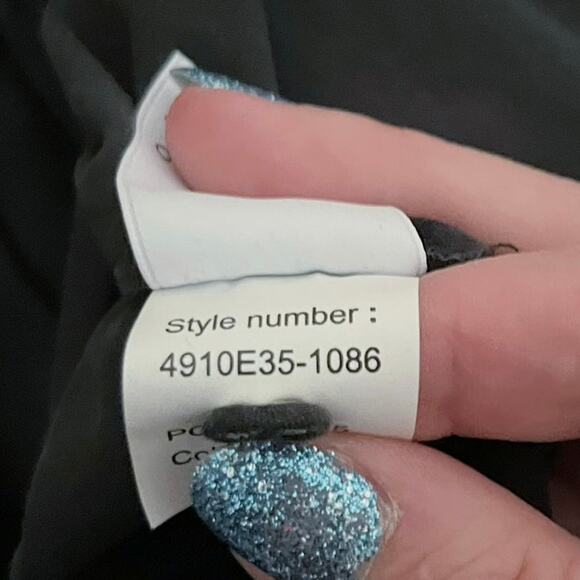 Paige Callan Black Button Front Short Sleeve Belted Pleated Hem Mini Dress Small - Picture 8 of 10